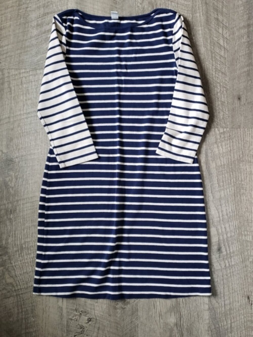 Old Navy Striped Navy and White/Cream Dress.